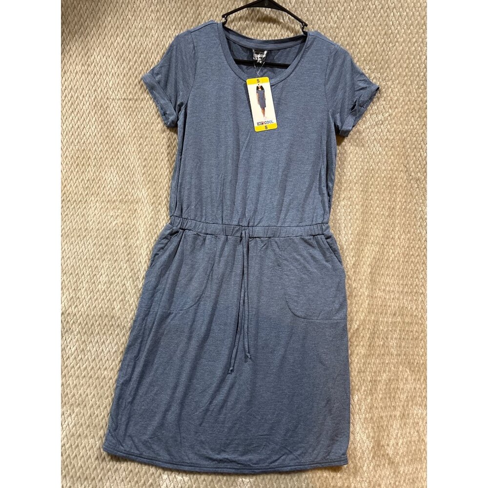 NWT 32 DEGREES Cool Ladies Comfy Dress Elastic Waist